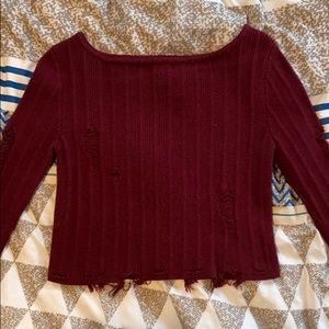 Cropped sweater